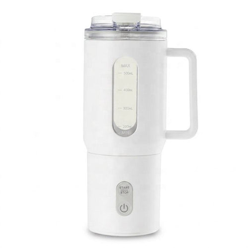 500ml Portable Personal Blender, USB-C Rechargeable Smoothie Maker, Ice Crusher, Leak-Resistant