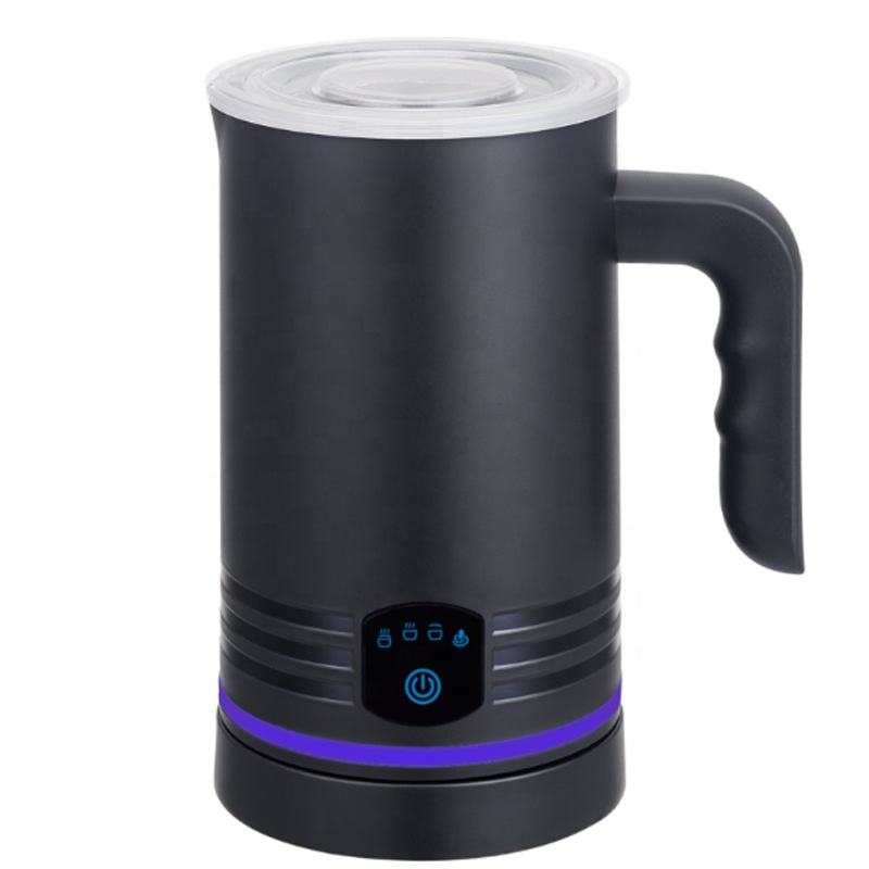 4-in-1 Electric Milk Frother, Automatic Stainless Steel Milk Foam Maker, Touch Control, 400W