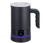 4-in-1 Electric Milk Frother, Automatic Stainless Steel Milk Foam Maker, Touch Control, 400W