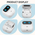 58mm Portable Bluetooth Thermal Label Printer, USB Label Maker, 203 DPI, Rechargeable